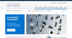 Desktop Screenshot of clevedon-fasteners.co.uk